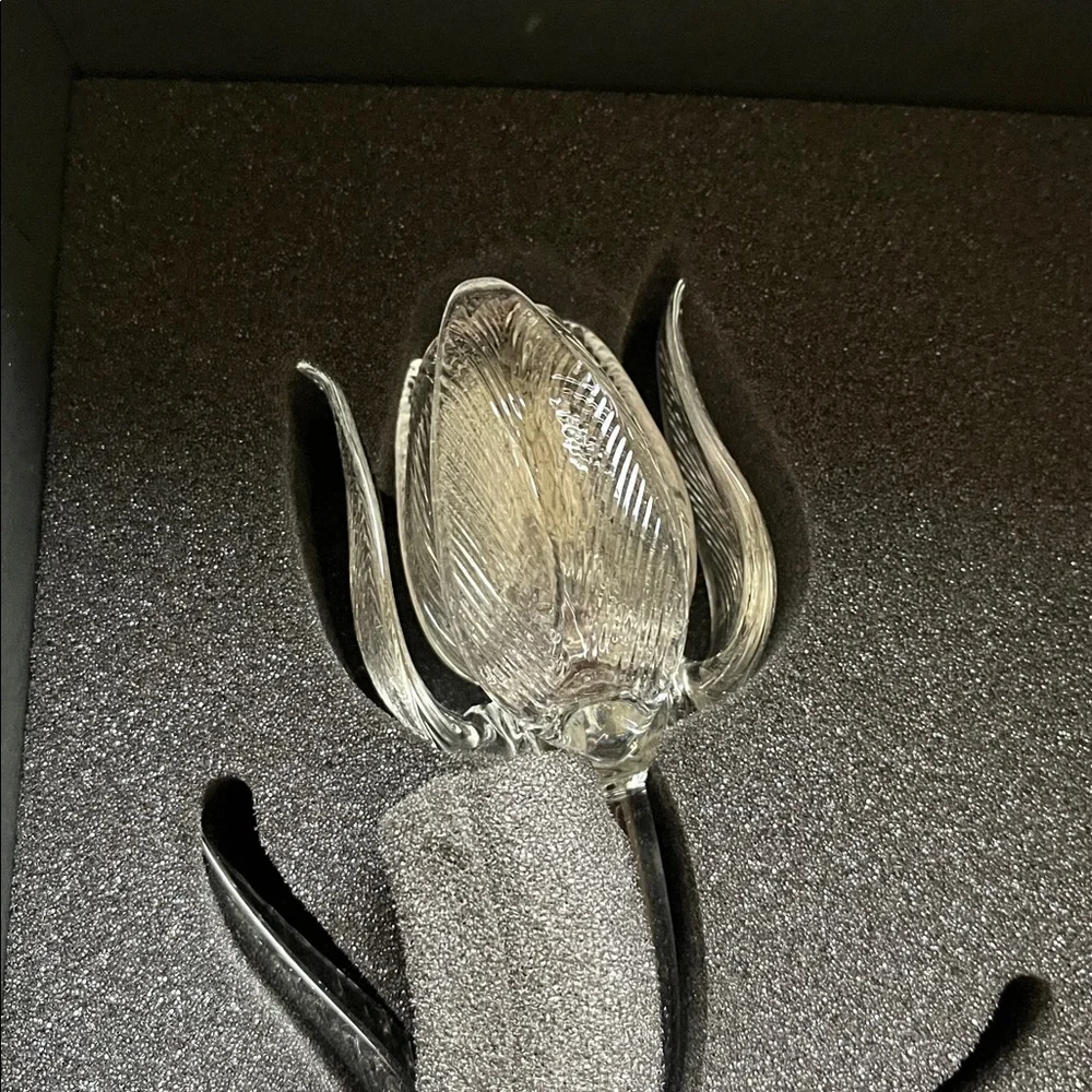 Waterford Fleurology Tulip Flower NIB - Picture 1 of 6